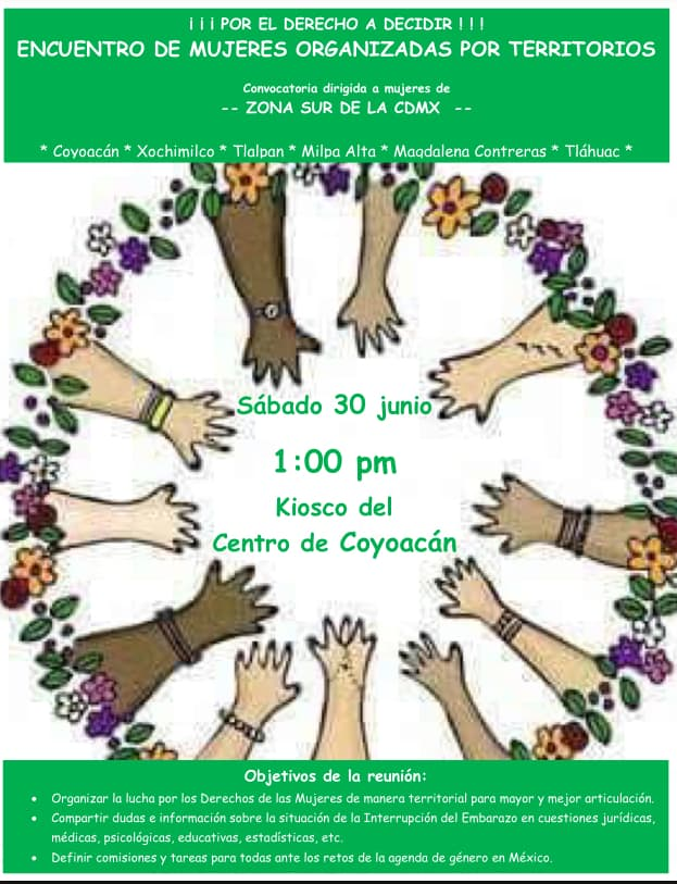 3er Encuentro de Mujeres Organizadas CDMX Sur