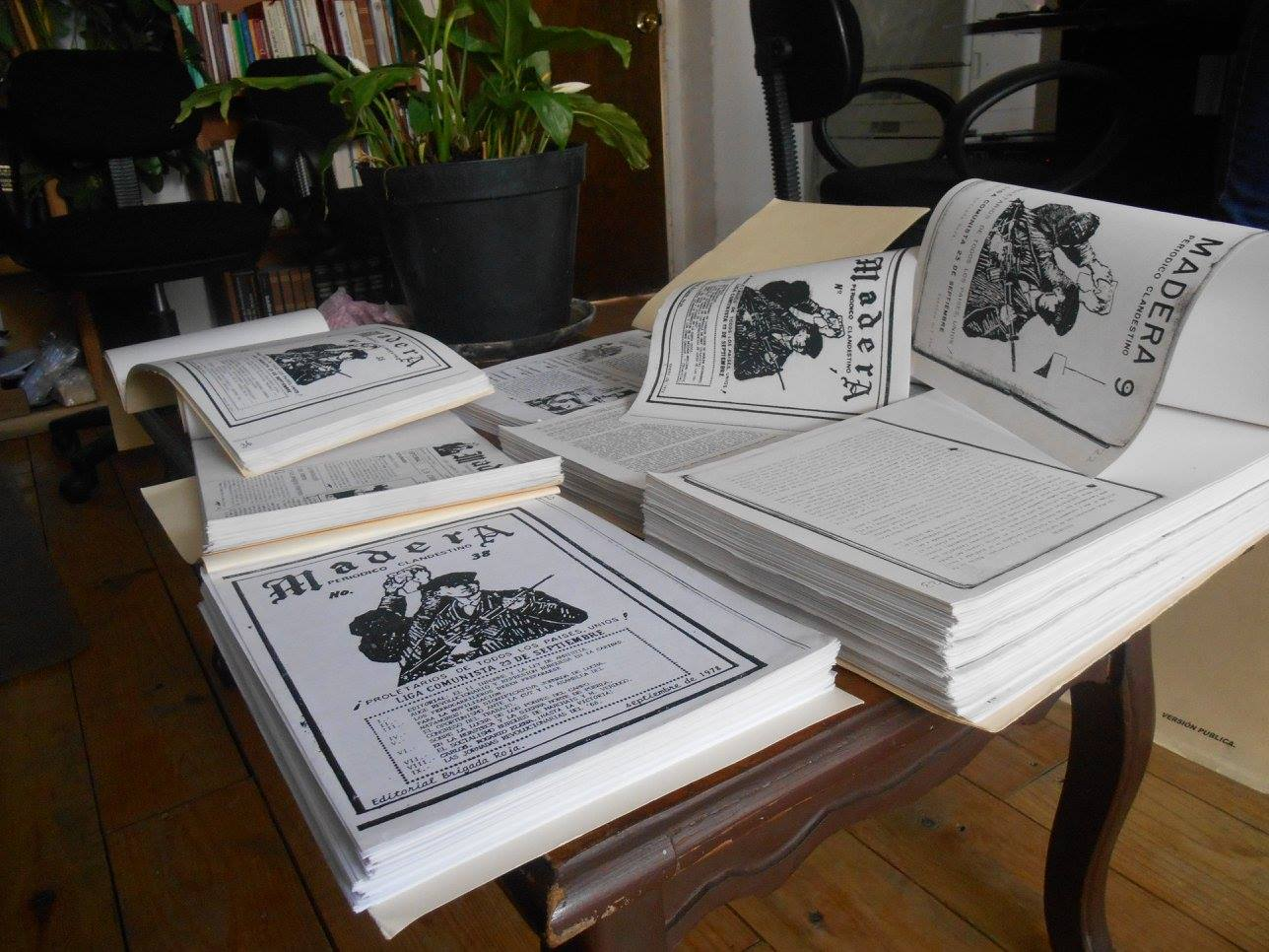 Regreso al Archivo del Periódico Madera